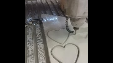 cnc machine on working #marble #mosaic #stone #art #painting #painting #stoneart #cnc #gallery