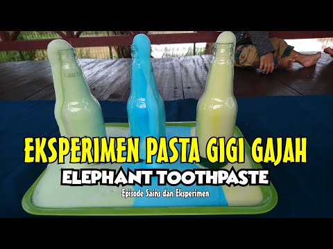 Eksperimen Pasta Gigi Gajah (Elephant Toothpaste) | Percobaan Sains Sederhana