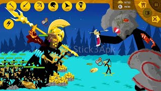 DEFEATING THE BOSS ZOMBIE STONE SUPER GIANT, MISSION ENDLESS DEAD _ Stick War Legacy Mod