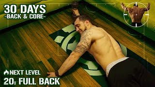 Home Dumbbell Full Back Workout | 30 Days of Dumbbell Back Workouts At Home + Core Strength - Day 20