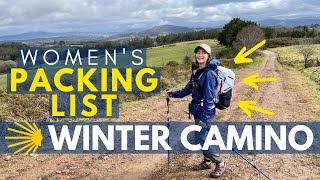 Women's Winter Camino de Santiago Packing List: Camino de