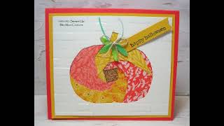 Iris Folding Pumpkin Card