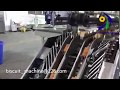 biscuit sandwiching and on edge packing line
