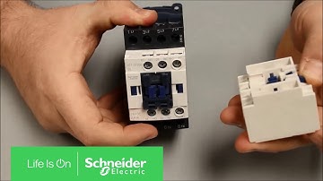Removing Auxiliary Contact Block from TeSys D Series Contactor | Schneider Electric Support