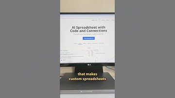 AI spreadsheet maker