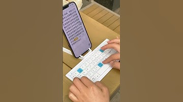 Turn your phone into a mini keyboard for your computer? It fits in your pocket and is easy to carry