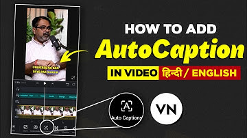 Vn Auto Captions Tutorial | How To Add Auto Captions In Video Vn App