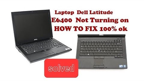 Dell Latitude e6400 laptop not turning on | Dell e6400 Motherboard Replacement