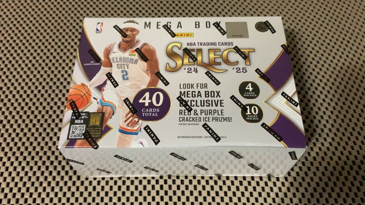 2024-25 Select NBA Mega Box Exclusive Red & Purple Cracked Ice Prizm Hits