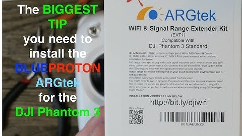 Huge tip for the BLUEPROTON Antenna Mod for DJI Phantom 3 Standard and Results