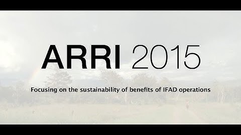 2015 Annual Report on Results and Impact of IFAD Operations (ARRI)