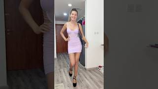 Puntúa el outfit del 1 al 10 😜 #walks #vestido #shortvideo