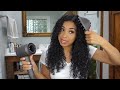 Dyson Supersonic on Curly Hair | Demo | Unboxing