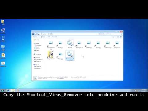How to remove Drive.bat/Files.bat shortcut virus without format pendrive