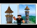Средневековая башня в Майнкрафт - Как построить башню Minecraft