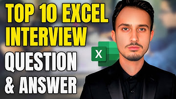 Top 10 Excel Interview Questions and Answers | Excel Job Interview Question 