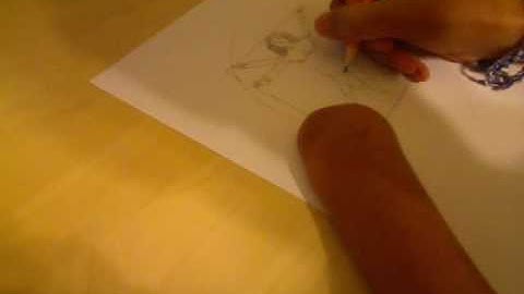 Drawing the Vitruvian Man