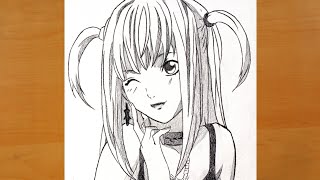 How to Draw Misa Amane | Death Note