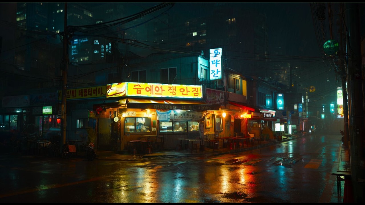 Wandering Rainy Streets ⛈️ Gentle Lofi Hip Hop Music | Ryokan Streets Lofi