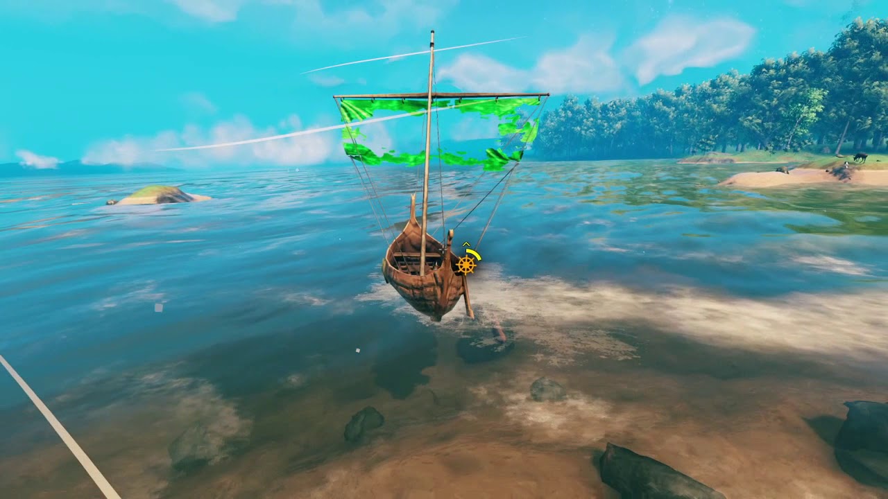 Valheim Mod Test Sail Colored by wind angle YouTube