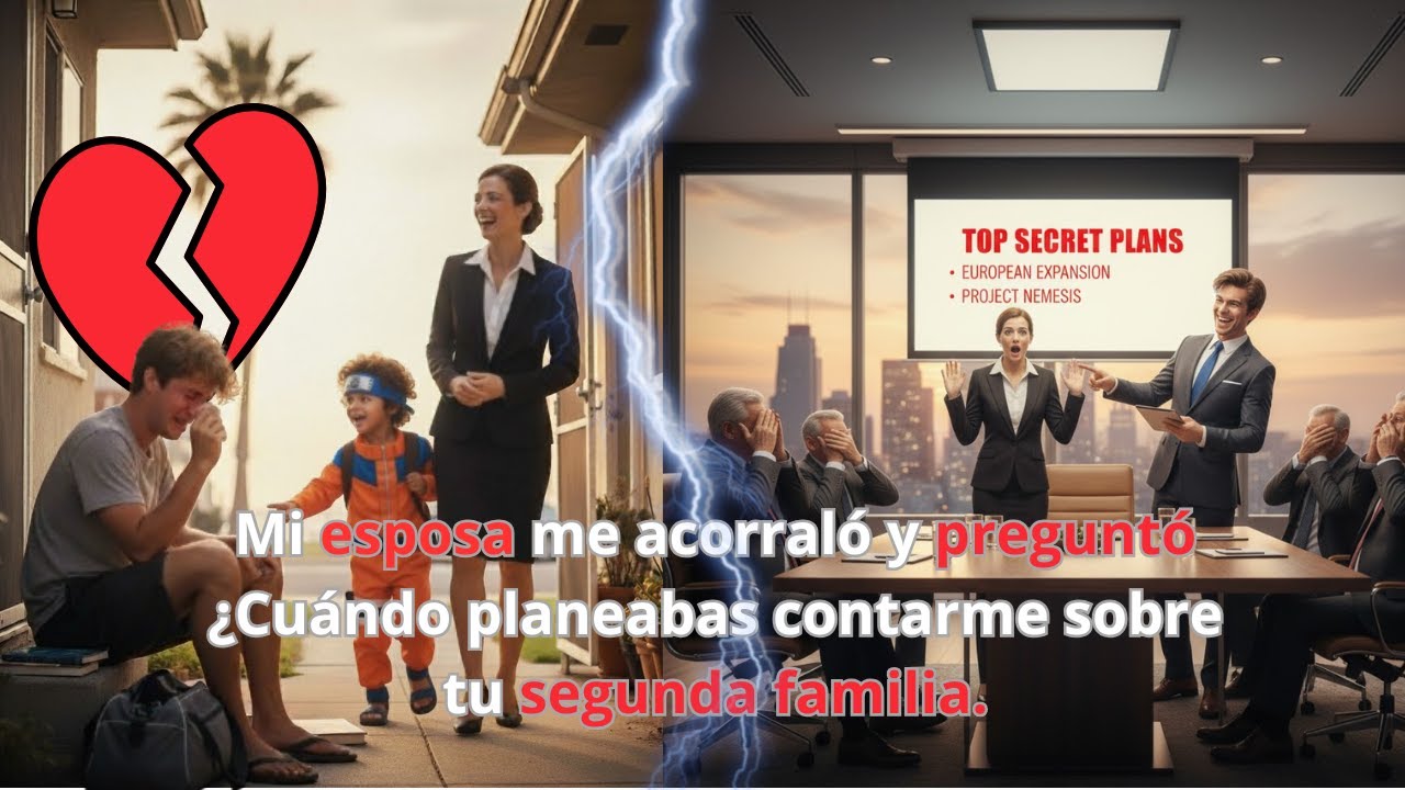 Mi esposa me acorraló y preguntó: ¿Cuándo planeabas contarme sobre tu segunda familia?