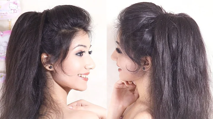 Amazing VOLUMIZED Ponytail Hairstyle | Easy Prom Ponytail Hairstyle | Messy Ponytail - DayDayNews