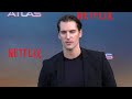 Logan Hunt attends Netflix&#39;s &quot;Atlas&quot; Los Angeles premiere black carpet