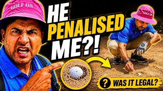 He Penalised Me in the Bunker… Was it Legal?! | Golf Rules