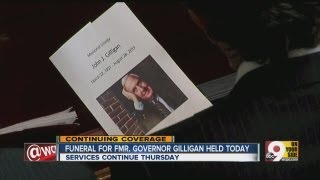Services held for former Gov. John Gilligan
