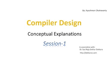 Compilers & Language Processing System | Compiler Design | Session 1