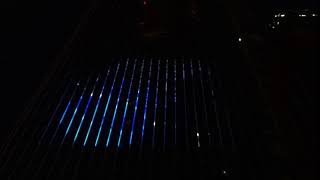Celebrity iGuzzini Underscore InOut Up Dynamic Facade Lighting Up Close Profile