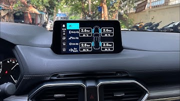 Mazda CX5 2023 lắp combo android box, cam 3 mắt và áp suất lốp