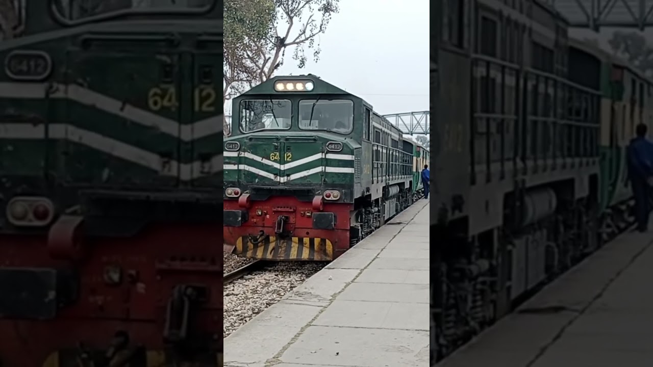 40Dn Jaffar Express Ready For Departure From Gujranwala Station
