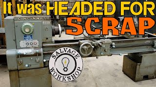 Can we SAVE this BROKEN Lathe? ~ MAJOR Issues found! ~ Will it Ever CUT again? by Salvage Workshop 974,471 views 7 months ago 1 hour, 59 minutes