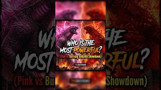 PINK GODZILLA VS BURNING GODZILLA? #monsterverse #godzilla #kingkong #kaiju #pink #red #movie #kong