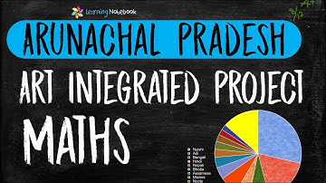 Arunachal Pradesh Maths Art Integrated Project | Creative ideas | CBSE - NCERT
