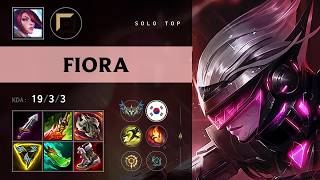 Fiora Top vs Yone - KR Challenger Patch 26.17