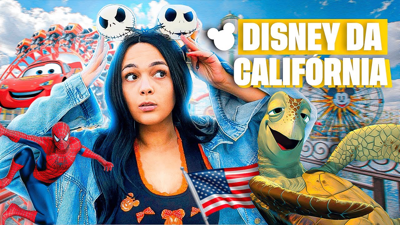 Visitei a DISNEY da CALIFÓRNIA