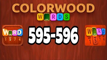 COLORWOOD Words Cryptogram level 595 596
