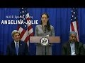 Angelina Jolie Addresses The Refugee Crisis