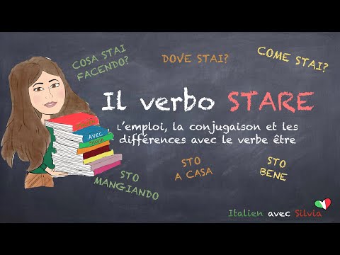 🇮🇹 Cours de grammaire italienne: le verbe “Stare”