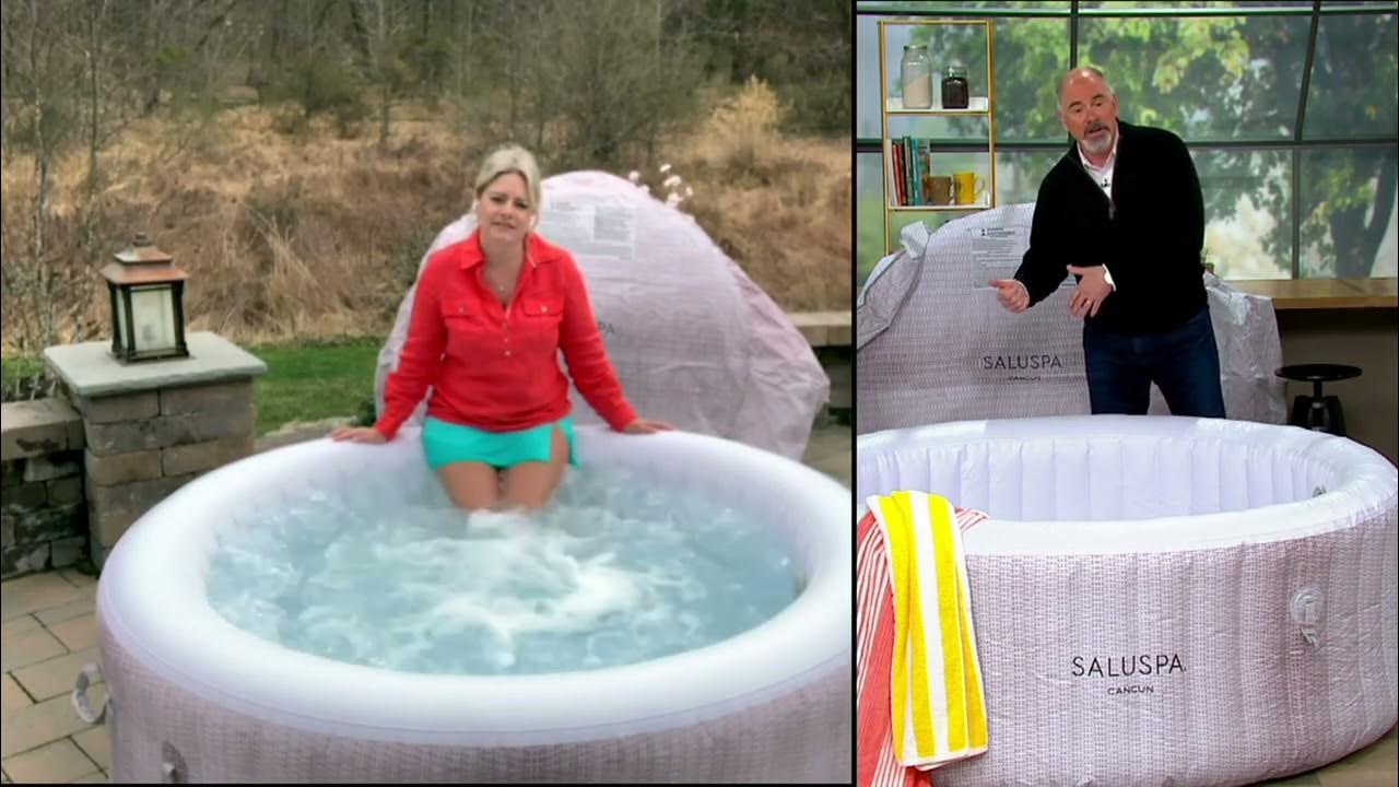 Cancun by Bestway 24 Person Inflatable Heated Hot Tub on QVC YouTube