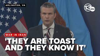 FULL: Hegseth says more troops and weapons are arriving as U.S. escalates attacks on Iran