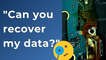 How to recover data from a phone with severe water damage.  One step at a time...