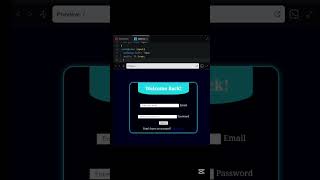 How to create a  neon glowing login form using html & css 😱🔥.#coding #html #css #webdevelopment