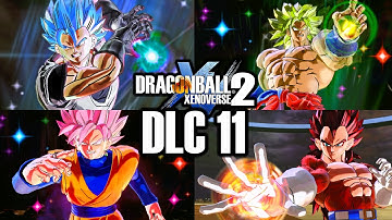ALL 10 New DLC 11 Custom Character Partners! Xenoverse 2 Free Update Partner Customization Skills