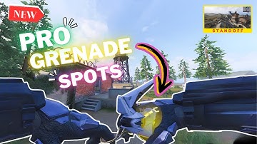 "NEW" Pro Grenade Spots For Standoff Map (Top Secret) | ranked |Call Of Duty Mobile