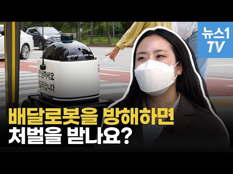 &amp;quot;저 좀 지나갈게요&amp;quot;…뒤 돌아보니 배달로봇?