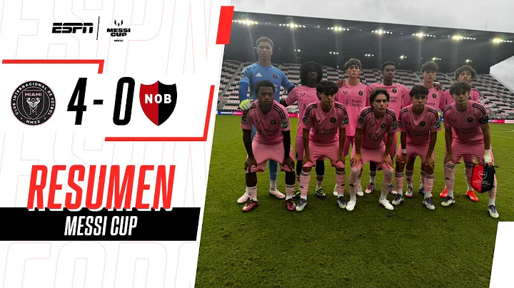 NEWELL'S FUE GOLEADO EN LA MESSI CUP: 0-4 ANTE EL INTER MIAMI | Inter Miami 4-0 Newell's | RESUMEN