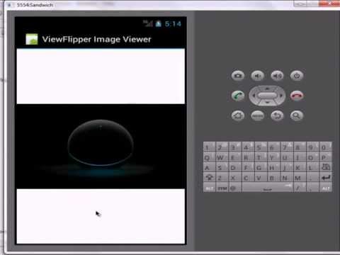 Viewflipper Image Viewer Android Tutorial - Collegewires